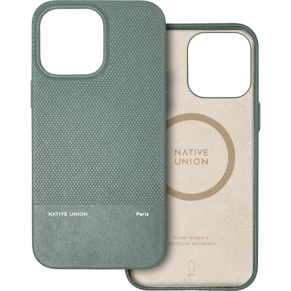 RECLA-GRN-NP23PM (RE)CLASSIC CASE FOR IPHONE 15 PRO MAX SLATE GREEN, чехол для iPhone 15PRO MAX